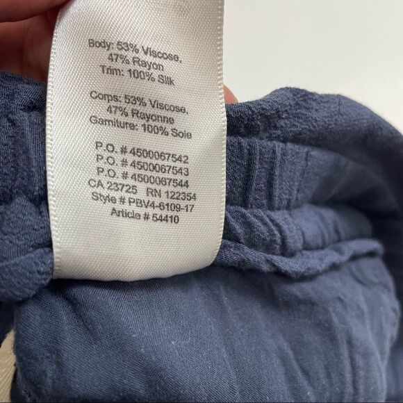 Aritzia Wilfred Blue Marais Drapey Pant Sz XS - Picture 9 of 13